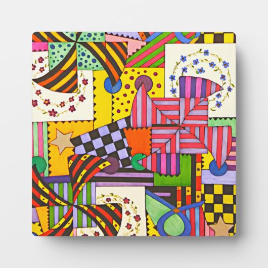 Plaque Photo Patchwork (Devant)