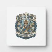 Plaque Photo Patchwork Jésus Foi Patchwork Jésus (Devant)