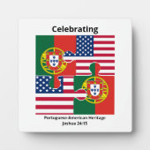 Plaque Photo PATRIMOINE AMÉRICAIN PORTUGAIS Christian (Devant)