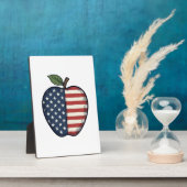 Plaque Photo Patriotic Apple Vintage Engraving Vector Design_1 (Côté)