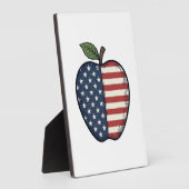 Plaque Photo Patriotic Apple Vintage Engraving Vector Design_1 (Côté)