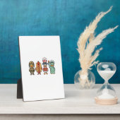 Plaque Photo Patriotic Duck and Hot Dog Vintage Vector Shirt_1 (Côté)