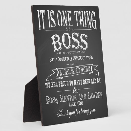 Plaque Photo patron merci (Côté)