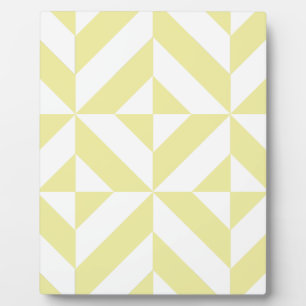 Plaque Photo Patters de Pale Yellow