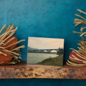 Plaque Photo Patterson Bridge, Gold Beach, Oregon (Côté)