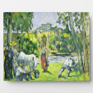 Plaque Photo Paul Cezanne Life in the Fields, c.1875 (huile s