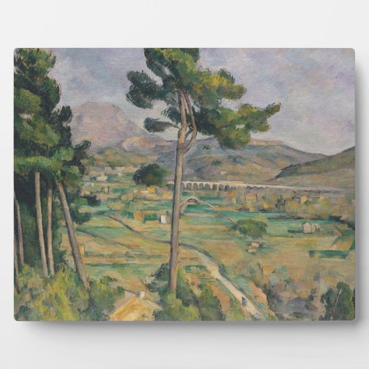 Plaque Photo Paul Cezanne | Paysage avec viaduc (Devant)