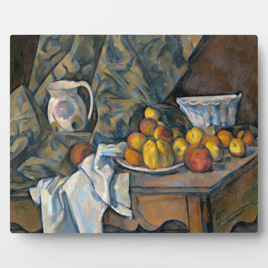 Plaque Photo Paul Cezanne | Still Life with Apples and Peaches, (Devant)