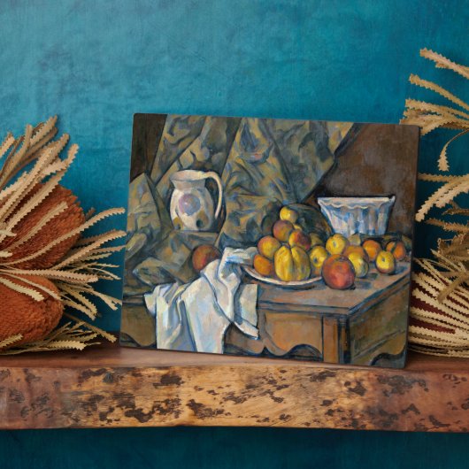 Plaque Photo Paul Cezanne | Still Life with Apples and Peaches, (Côté)