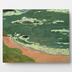 Plaque Photo Paul Gauguin   Plage au Pouldu, 1889