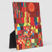 Plaque Photo Paul Klee - Château Et Soleil (Côté)