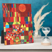 Plaque Photo Paul Klee - Château Et Soleil (Côté)