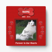 Paw Prints Rouge Personnalisé