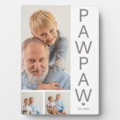 Plaque Photo Pawpaw photo moderne 3 (Devant)