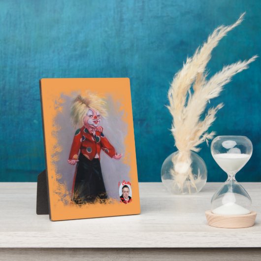 Plaque Photo Payaso/Pallaso/Clown (Côté)