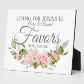 Plaque Photo Pays Joli rose Roses Bouquet Faveurs (Côté)