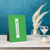 Plaque Photo Pays Live (Côté)