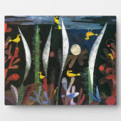 Plaque Photo Paysage aux oiseaux jaunes | Paul Klee | (Devant)