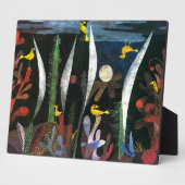 Plaque Photo Paysage aux oiseaux jaunes | Paul Klee | (Côté)