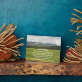 Plaque Photo Paysage de Green Valley en Irlande (Côté)