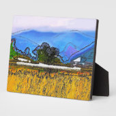 PLAQUE PHOTO PAYSAGE DE LA MONTAGNE (Côté)