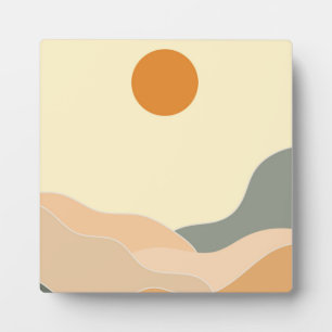 Plaque Photo Paysage moderne