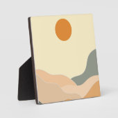 Plaque Photo Paysage moderne (Recto)