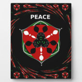 Plaque Photo "Peace : with Shield Emblem" (Devant)