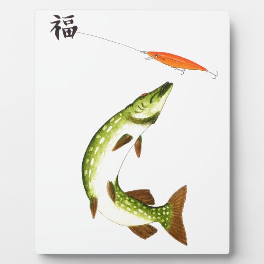 Plaque Photo Pêche (Devant)