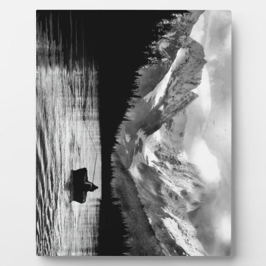 Plaque Photo Pêche (Devant)