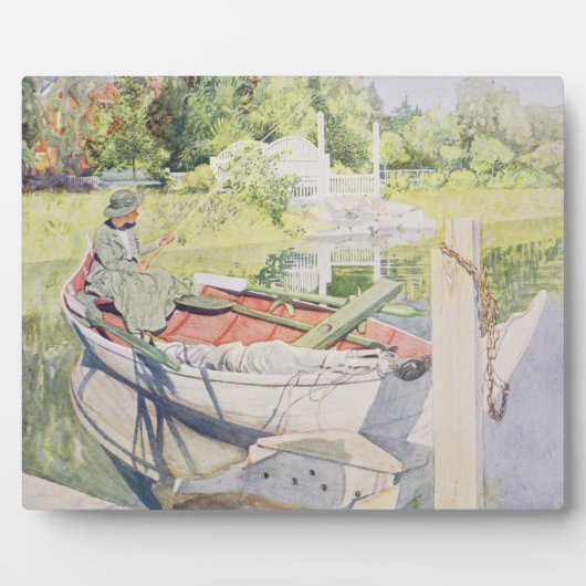 Plaque Photo Pêche, 1909 (Devant)
