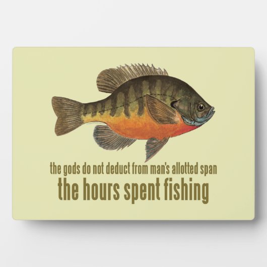 Plaque Photo Pêche à la brèche (Devant)