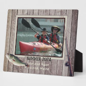 Plaque Photo Pêche en eau douce Rustique photo encadrée (Côté)