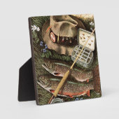 Plaque Photo Pêche et vie (Recto)