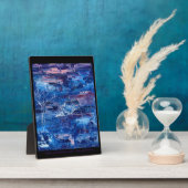 Plaque Photo Pêche père et fille (Côté)