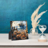 Plaque Photo Pêcheurs à la Twilight ramassant des crabes (Insitu)