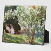 Plaque Photo Peder Severin Kroyer - Roses (Côté)