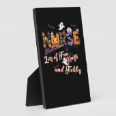 Plaque Photo Pédiactrics Infirmière Amusement Halloween Design  (Côté)