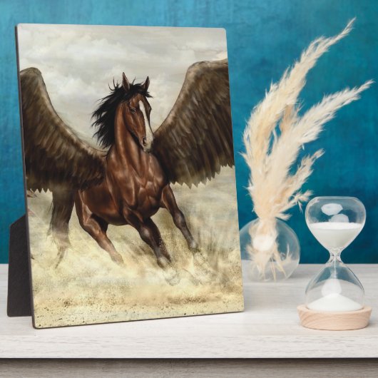 Plaque Photo Pégase ailé (Côté)