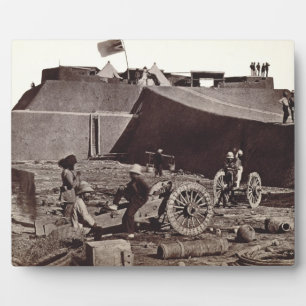 Plaque Photo Pehlang Fort, 1860 (albumen silver print)
