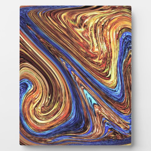 Plaque Photo Peinture Abstraite (Devant)