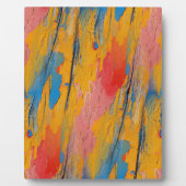 Plaque Photo Peinture colorée (Devant)