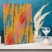 Plaque Photo Peinture colorée (Côté)