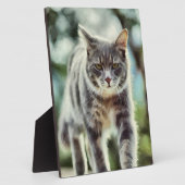 Plaque Photo Peinture de chat (Côté)