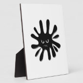 Plaque Photo Peinture noire en colère (Côté)