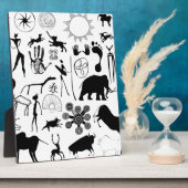 Plaque Photo Peintures rupestres - art primitif (Côté)