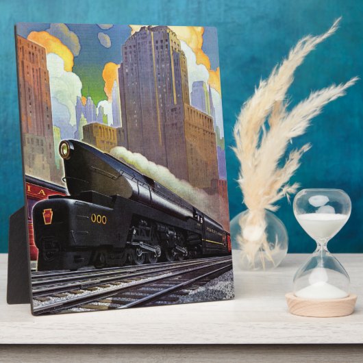 Plaque Photo Pennsylvania Train by Unknown (Côté)