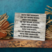 Plaque Photo Pensées Destinée Motivation (Côté)