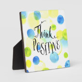 Plaque Photo Penser positif (Recto)