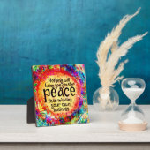 Plaque Photo Pensez À Votre Propre Paix D'Affaires (Insitu)